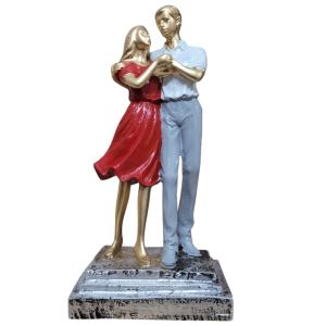 Standing Couple Showpiece for Home Decor | Valentine’s Day Gift | Couple Statue & Figurine for Bedroom | Livingroom Decorations
