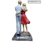 Standing Couple Showpiece for Home Decor | Valentine’s Day Gift | Couple Statue & Figurine for Bedroom | Livingroom Decorations
