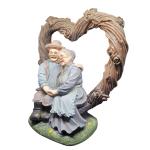 Grandparents Statue - Old Romantic Couple Showpiece for Home Decor | Perfect Gift for Love, Valentine’s Day, Retirement Party, Wedding Anniversary, Housewarming