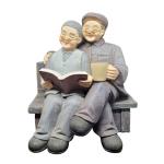 Cute Grandparents Showpiece Statue – Perfect Figurine Gift for Parents Love, Valentine’s Day, Retirement, and Wedding Anniversary