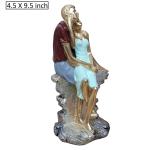 Romantic Love Couple Showpiece | Wall Couple Decor for Home & Bedroom | Perfect Valentine's Day Gift | Elegant Couple Figurine Statue