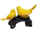 Cute Love Birds Sitting on Tree Branch | Decorative Showpiece Statue for Home, Office, Garden Decor & Table Decorations | Perfect Gift