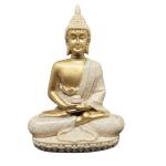 Golden Meditating Buddha Statue – Elegant Decorative Showpiece for Home and Office
