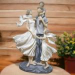 Family Showpiece Set of 4, Mother, Father with Child Statue for Home Decor, Living Room Decor & Gifting