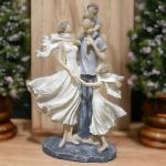 Family Showpiece Set of 4, Mother, Father with Child Statue for Home Decor, Living Room Decor & Gifting