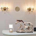 Horse-in-Horse Decorative Statue for Home Decor, Table Accents, and Gifting