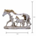 Horse-in-Horse Decorative Statue for Home Decor, Table Accents, and Gifting