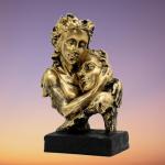 Men Resting Romantic Couple Antique  Figurine for Home Décor -Perfect Decorative Accent for Living Room, Bedroom, or Tabletop