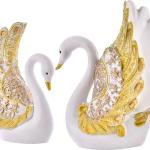 Swan Feather Design Decorative Showpiece for Home Décor