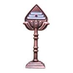 Metal Lord Muruga’s Vel Double-Sided (4") - Gold, Silver & Bronze Finish | Perfect for Car Dashboard, Home Decor, Pooja Room, and Spiritual Gifts