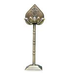 Metal Lord Muruga’s Vel Double-Sided (6") - Gold, Silver & Bronze Finish | Perfect for Car Dashboard, Home Decor, Pooja Room, and Spiritual Gifts
